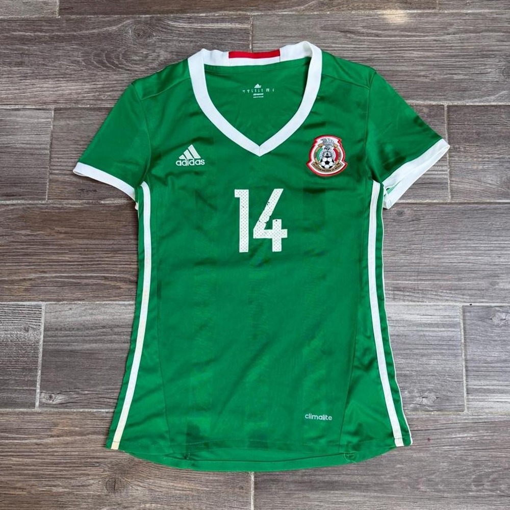 2016 Adidas Mexico chicharito Women's Baby tee jersey size S